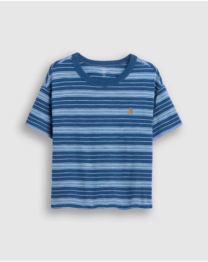 GAP - SS Boxy Stripe Icon Tee - Babies-Kids