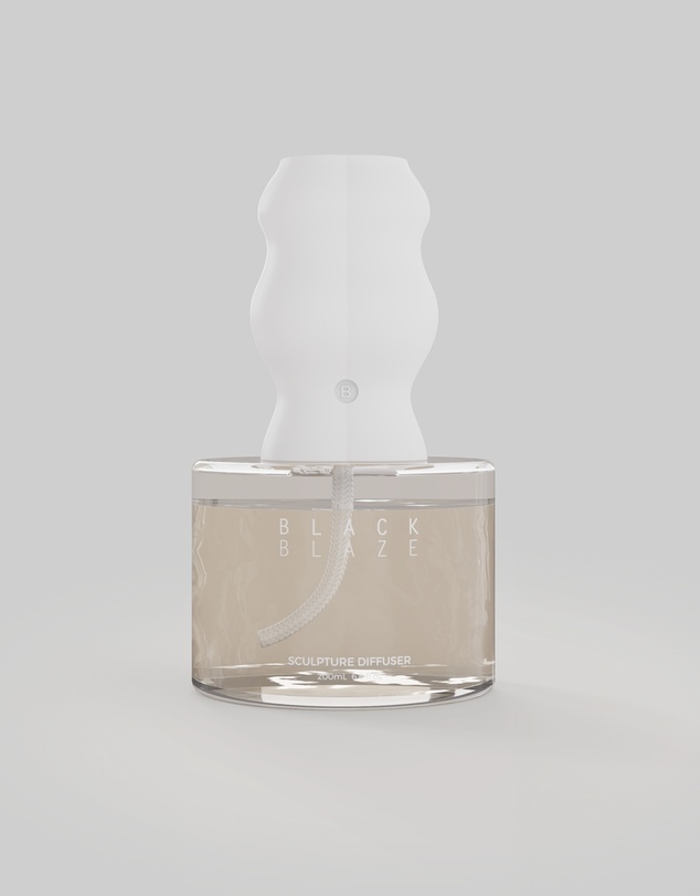 Black Blaze - Vetiver & Fig Sculpture Diffuser