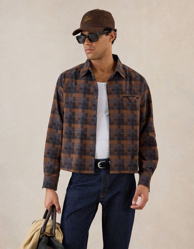 Percival - Hinsely Boxy Long Sleeve Shirt