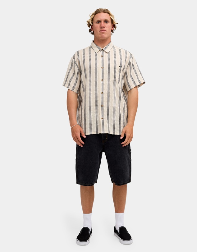 Billabong - Mens Sundays Jacquard Short Sleeve Shirt