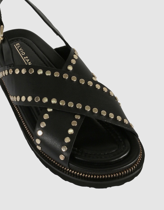S by Sempre Di - Noir Sandals