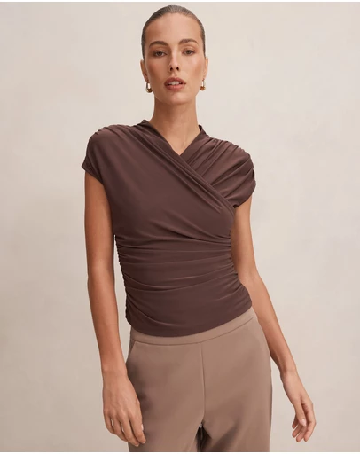 Forever New - Juliette Cross Neck Top