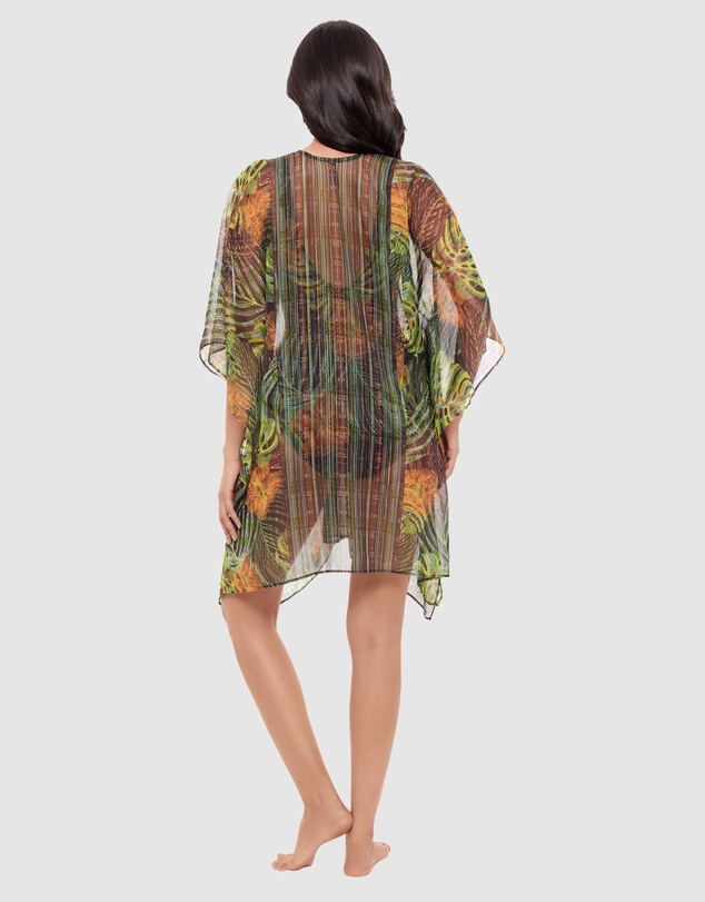 Miraclesuit Swimwear  - Sunset Islet Sheer Chiffon Caftan Beach Cover Up