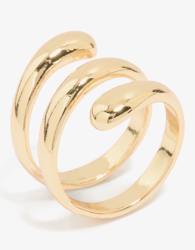 Lovisa - Gold Plated Triple Layer Twist Ring