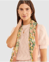 Sportscraft - Flora Square Silk Scarf