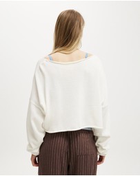 Cotton On Body - Off The Shoulder Cropped Knit