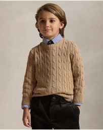 Polo Ralph Lauren - Cable-Knit Cotton Sweater - Babies-Kids