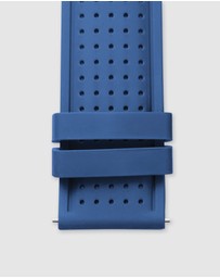 Maxum - Raglan Band Blue Silicone Strap Gold Buckle