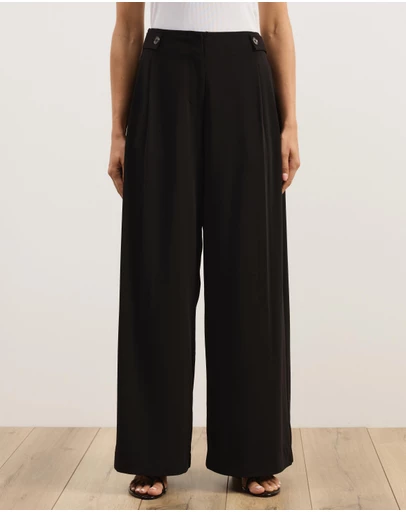 Atmos&Here - Isola Waist Detail Tailored Pants