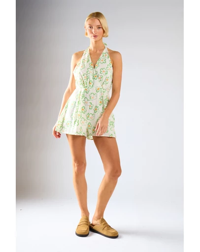Glamorous - Halter Neck Playsuit