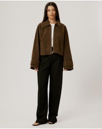 Calli - Heidi Faux Suede Jacket