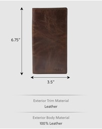 Fossil - Derrick Dark Brown Bifold Wallet