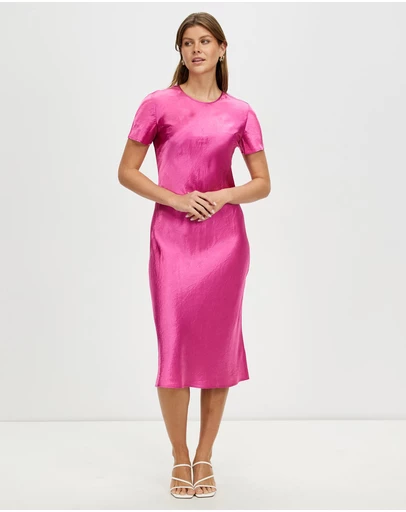 Third Form - Crush Bias Tee Midi Dress
