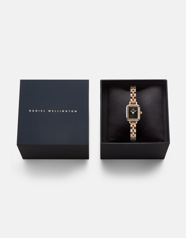 Daniel Wellington - Quadro Mini Arch 3-Link Onyx Sunray RG