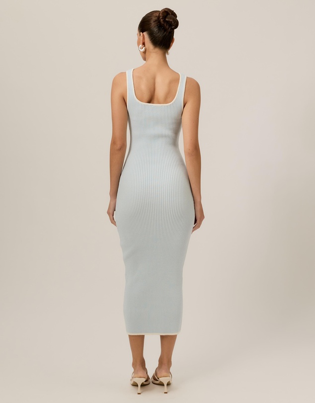 Tussah - Lori Contrast Ribbed Knit Dress