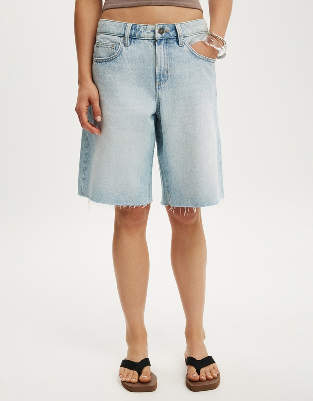 Cotton On - Baggy Denim Shorts