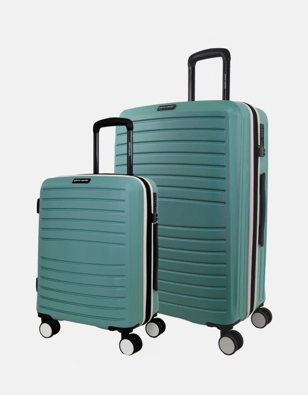 Pierre Cardin - Pierre Cardin Oasis Hard Shell Medium and Cabin Bundle 2-Piece Set