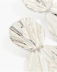 Lovisa - Waterproof Stainless Steel Double Textured Drop Earrings