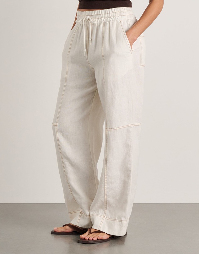 Jag - Sabine Linen Relaxed Leg Pant