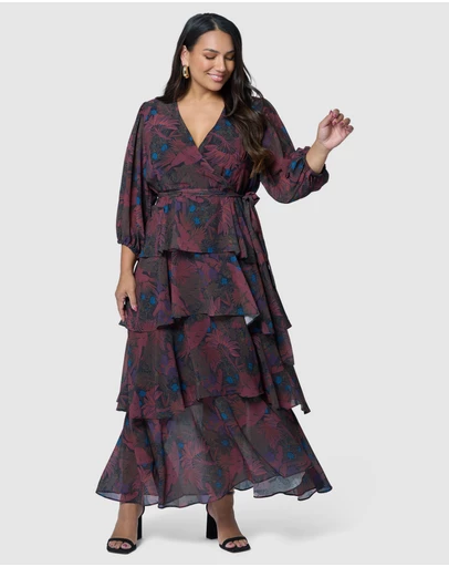 Pink Dusk by Curve Project - Temptress Maxi Dress