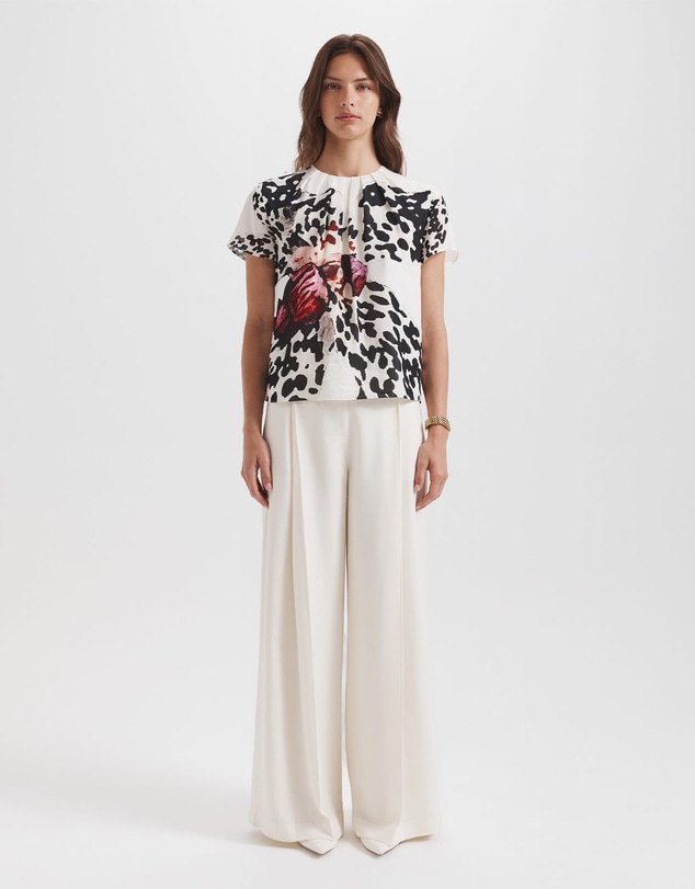 SABA - Fiora Silk Short Sleeve Top