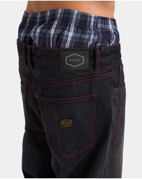 RVCA - Mens Stitch Baggy Denim Pants