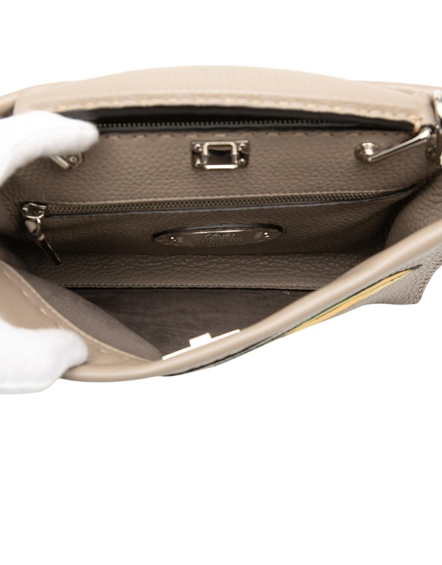 Pre-Loved by Azura Reborn - Pre-Loved Sue Tilley Mini Calfskin Romano Selleria Banana Peekaboo Iconic Fit Satchel