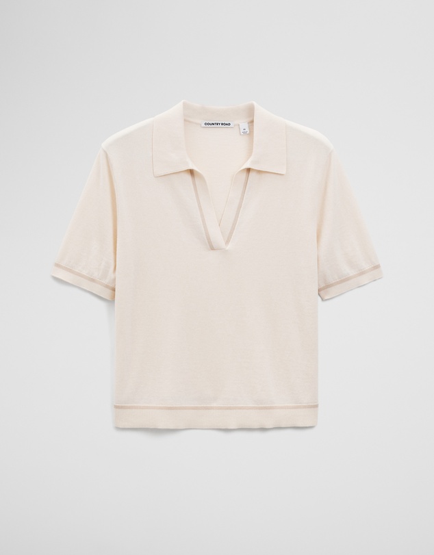 Country Road - Cashmere Blend Short Sleeve Knit