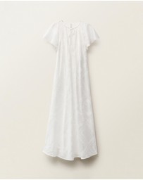 M.N.G - Moss Embroidered Dress