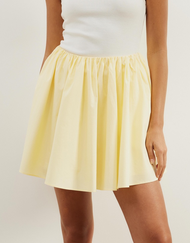 Atmos&Here - Caicos Flare Cotton Mini Skirt