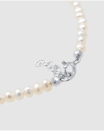 Elli Jewelry - Bracelet Heart Freshwater Pearls in 925 Sterling Silver