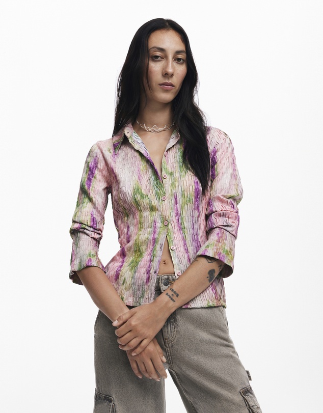 Desigual - Watercolor gradient blouse