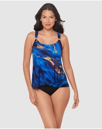 Miraclesuit Swimwear  - Stellar Nova Dazzle Underwired Draped Tankini Top
