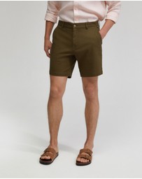 Oxford - Zeke Cotton Stretch Shorts