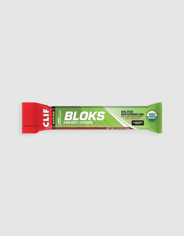 CLIF - Salted Watermelon Bloks Energy Chews - 18x60g