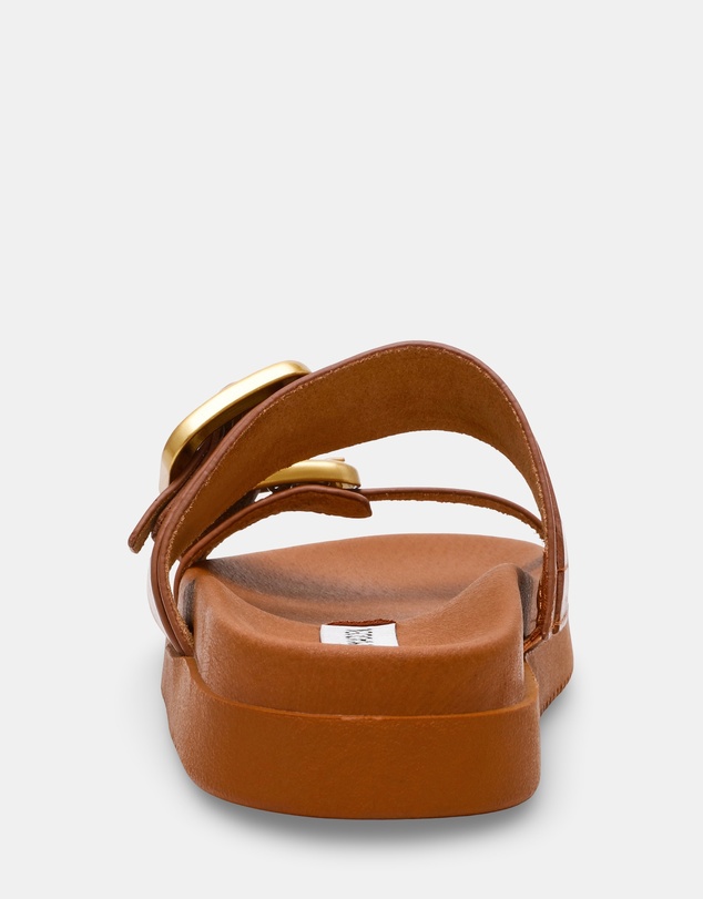 Steve Madden - Margey Cognac Leather Sandals