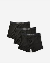 Cotton On - 3 Pack Mens Bamboo Trunks