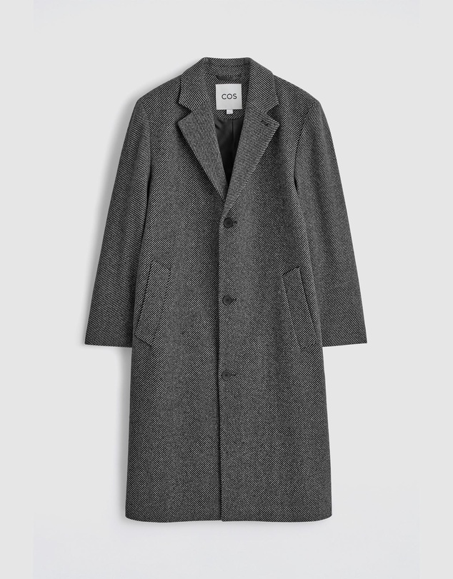COS - Single-Breasted Wool Long Coat