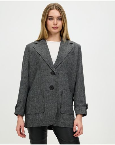 Herringbone Black