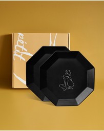 Black Blaze - Gem Dinner Plate