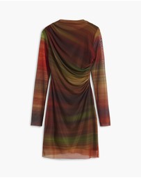 Desigual - Draped tulle short dress