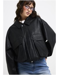 Alice In The Eve - Jen Oversized Patch Pocket Jacket