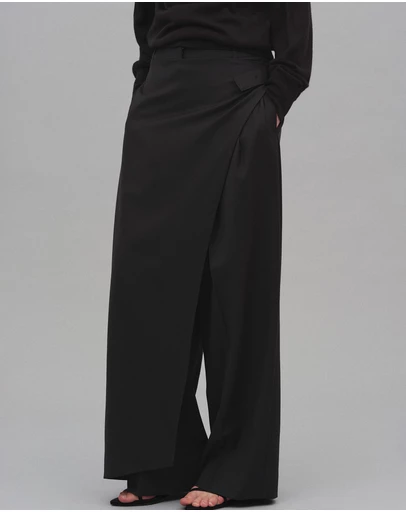 Source Unknown - Sissi Wrap Belt Trousers