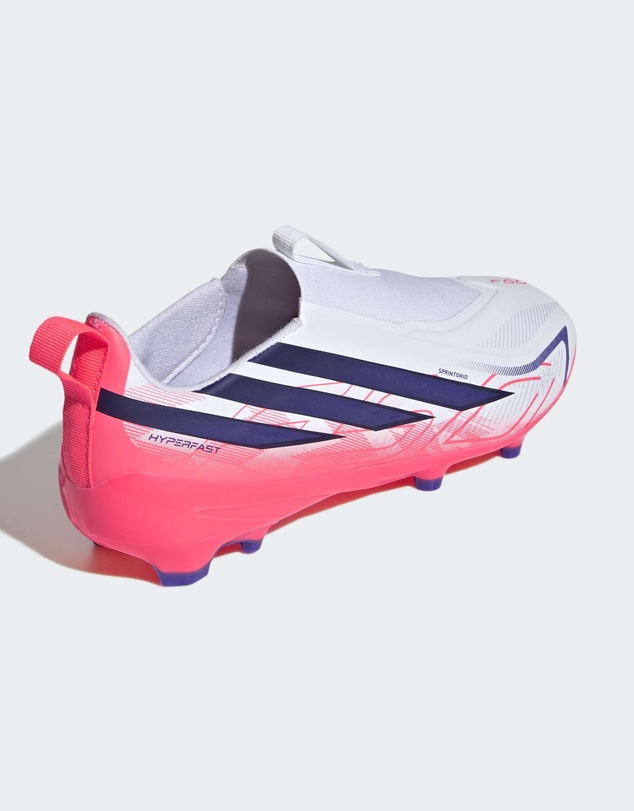 adidas Performance - F50 Hyperfast League Laceless Firm Ground Foot Football Ball Boots Kids