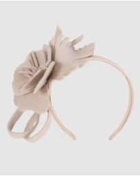 Max Alexander - Felt Nude Flower Fascinator