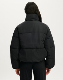 Cotton On Body Active - The Mother Puffer Funnel Neck Jacket