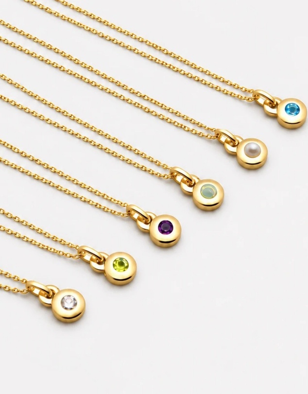 Najo - June Gold & Pearl Birthstone Necklace
