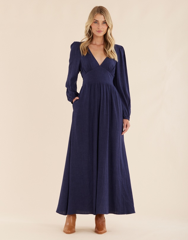 Amelius - Chelsea V Neck Maxi Dress
