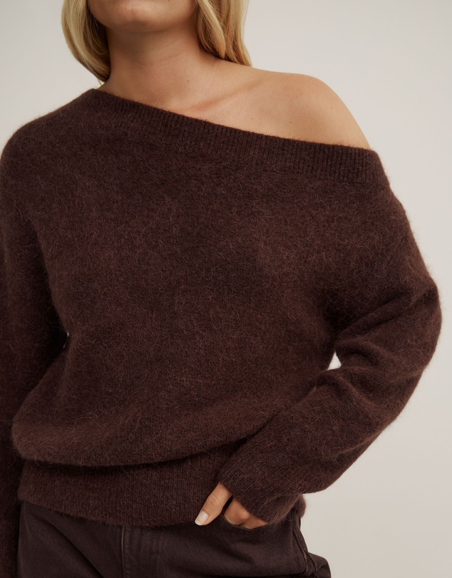 Witchery - Fluffy Asymmetric Knit