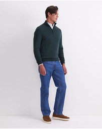 Sportscraft - Merino Quarter Zip Knit